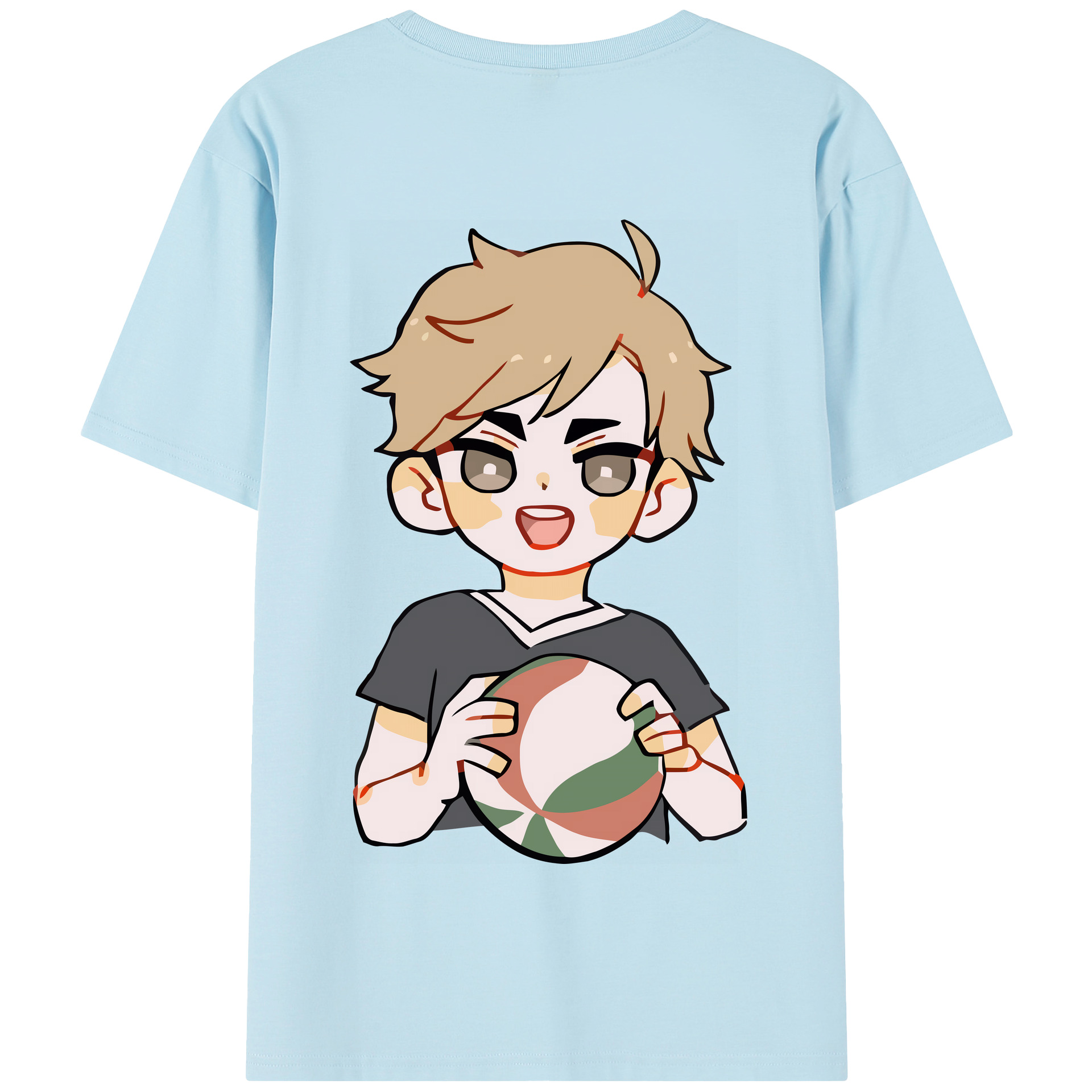 （画像用） ハイキュー!! Haikyu!! 綿100％半袖Tシャツ（背面プリント）